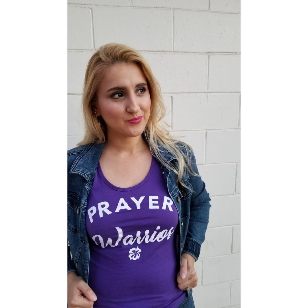 Christian Inspirational Prayer Warrior Tank Top